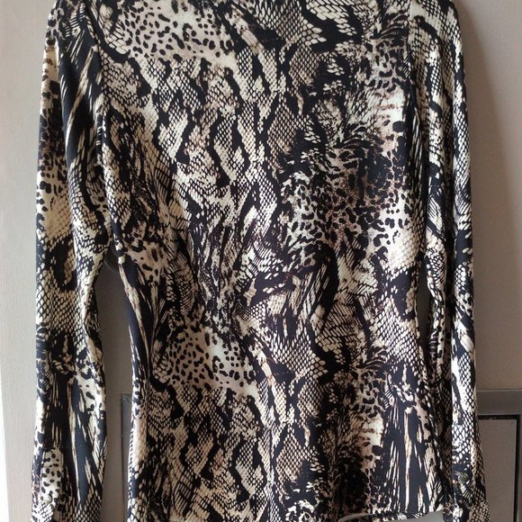BCBGMAXASRIA Animal print blouse - Small - Picture 6 of 7